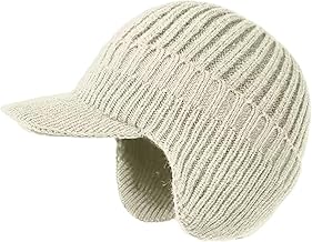 Fjordwarm Unisex Knitted Hat with Integrated Ear Protection - Double Layer, Soft Lining, Warm & Non-Slip - Winter Hat for Everyday & Outdoor Use