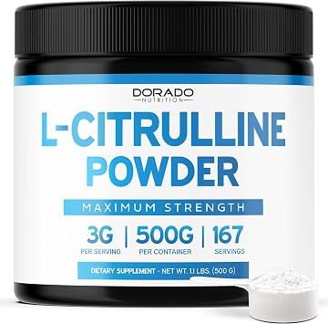 L Citrulline Powder Supplements 3g Support L Arginine & Nitric Oxide Booster Powder - L-Citruline Supplements For Men & Women - Stamina , Endurance , Performance for Workouts - Vegan & USA Made