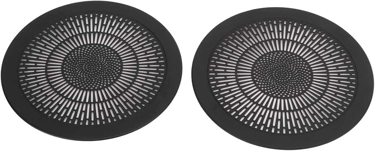 Qiiluスピーカーグリルカバー 2pcsスピーカーグリルカバーfj07 21用ステンレススチールスピーカー取り付けメッシュカバー 国際ブランド