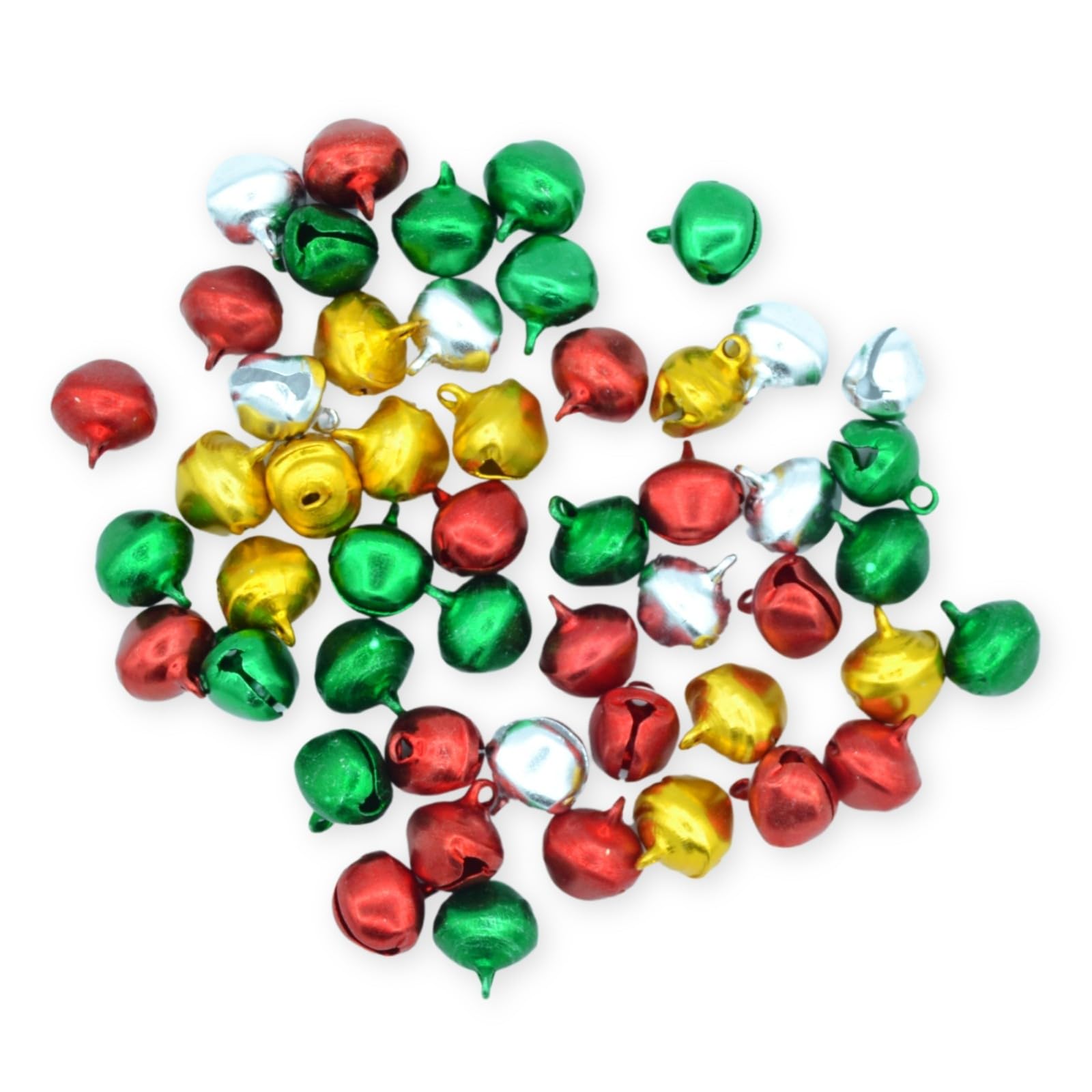 celloexpress 13.5mm Christmas Mix 2 Jingle Bells - Mini Christmas Craft DIY Festive Decorations Gift Wrap (Pack of 100)