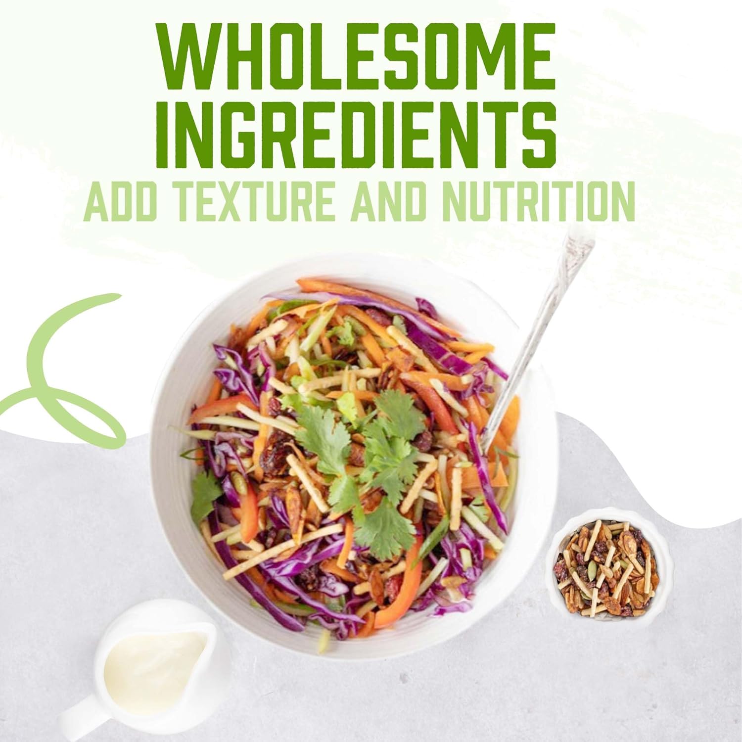 naturSource Salad Topper Crunch - Salad Toppings, Salad Mix, Salad Toppers Seeds and Cranberries, Crunchy, Mixed Seeds for Salad, Oatmeal or Yogurt, Natural, Gluten Free - 16 Oz (1 Lb) (Pack of 3)