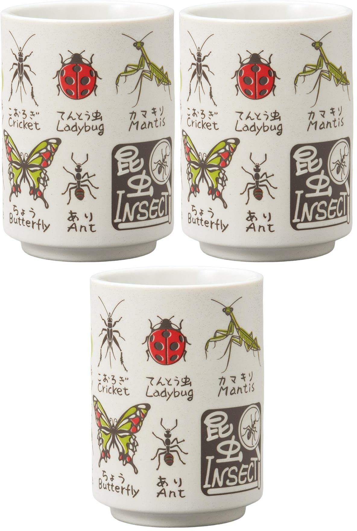 Amazon.com: セトモノホンポ(Setomonohonpo) Set of 3, Insect