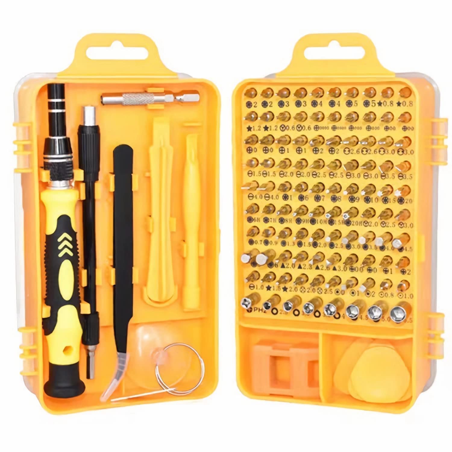 ArrgO 115 in 1 Precision Screwdriver Set, Professional Computer Screwdrivers Kit with TORX Star Screwdriver for Laptop, Smartphone, Game Console, Electronics, MacBook, Audio Equipment, Glasses etc