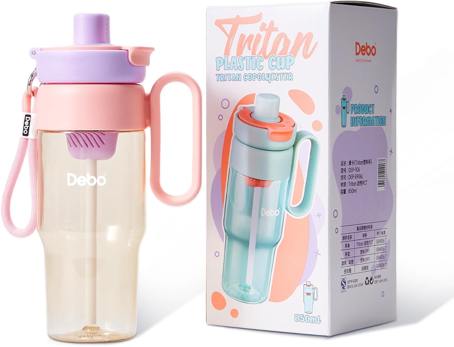 Amazon.com: Water Bottle Tritan Material Safe for Health with BPA-Free