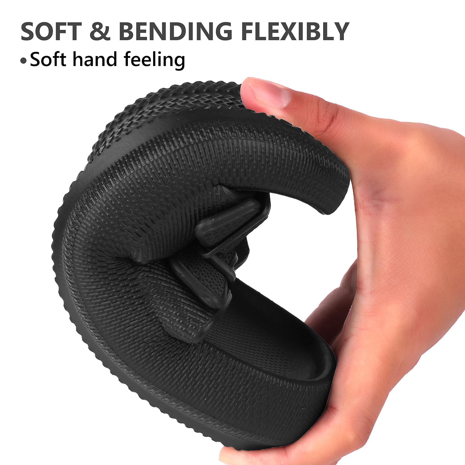 Sandales à nuages pour enfants Sandales plates EVA à double boucle ajustable pour garçons et filles Chaussons d'été Chaussons de douche, de plage et de piscine