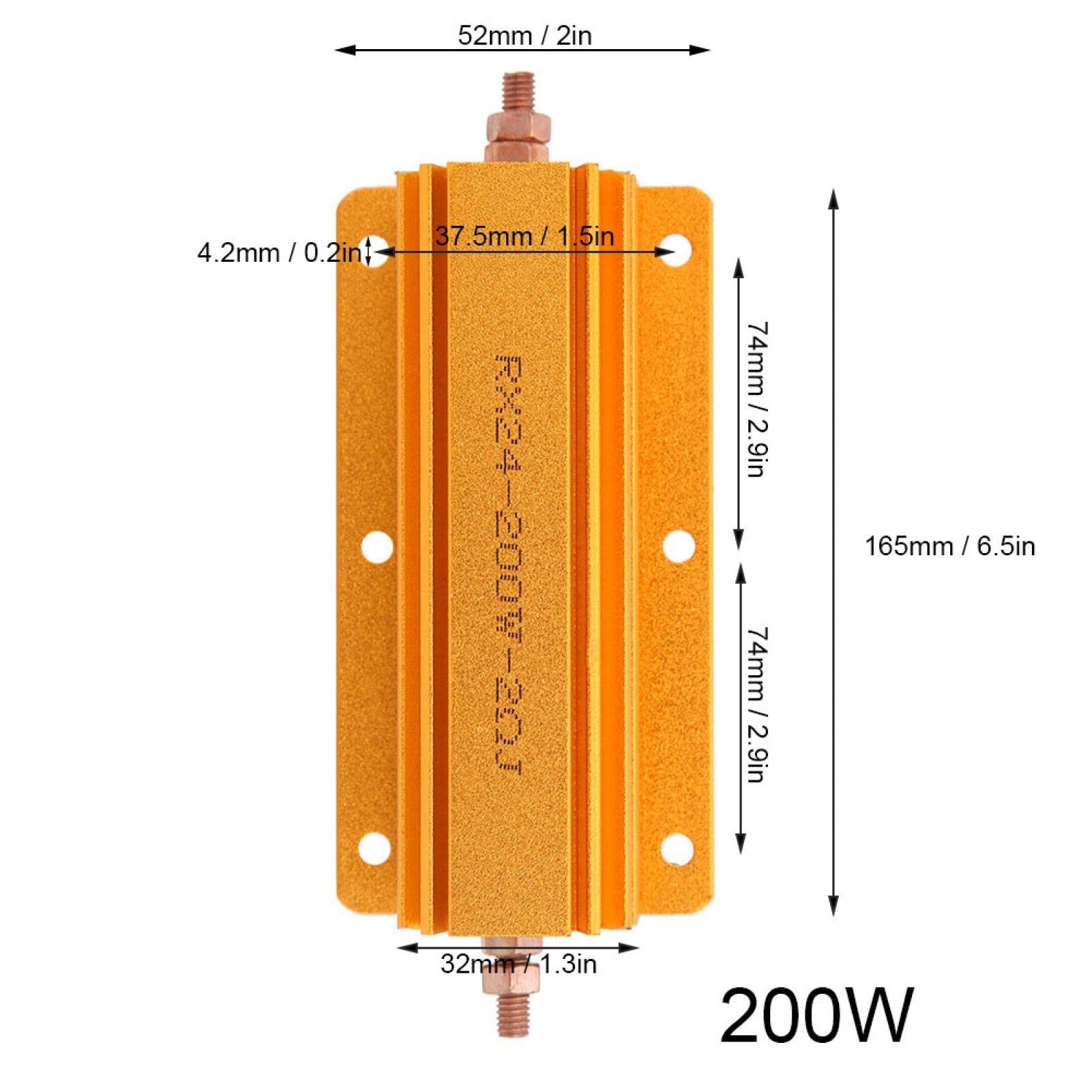 200W Weerstand, Aluminium Behuizing 4Ohm 4R Power Leveringen voor