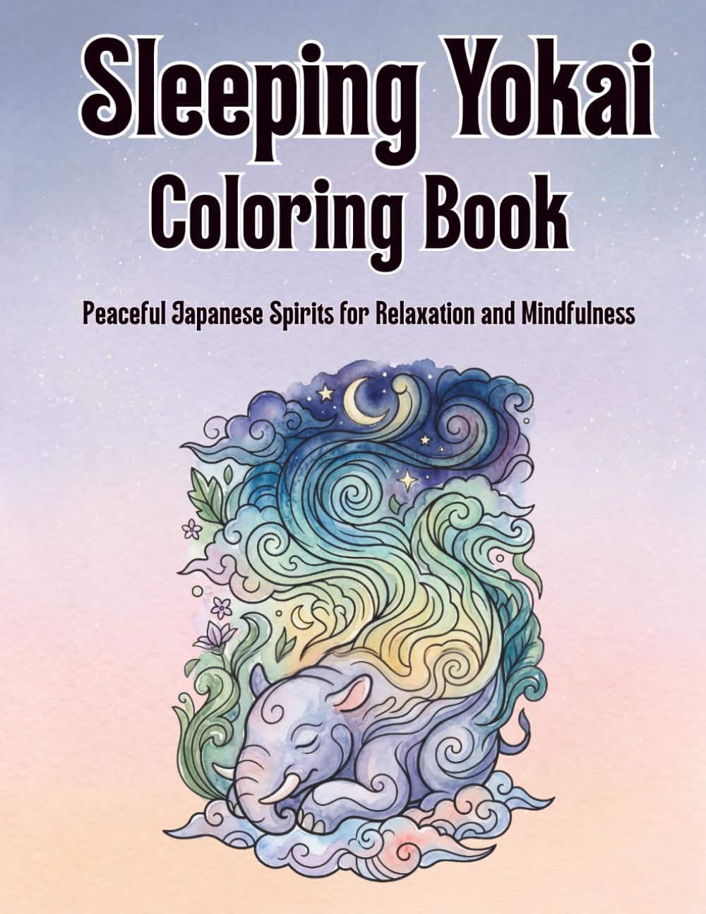 Sleeping Yokai Coloring Book: Peaceful Japanese Spirits for Relaxation and Mindfulness