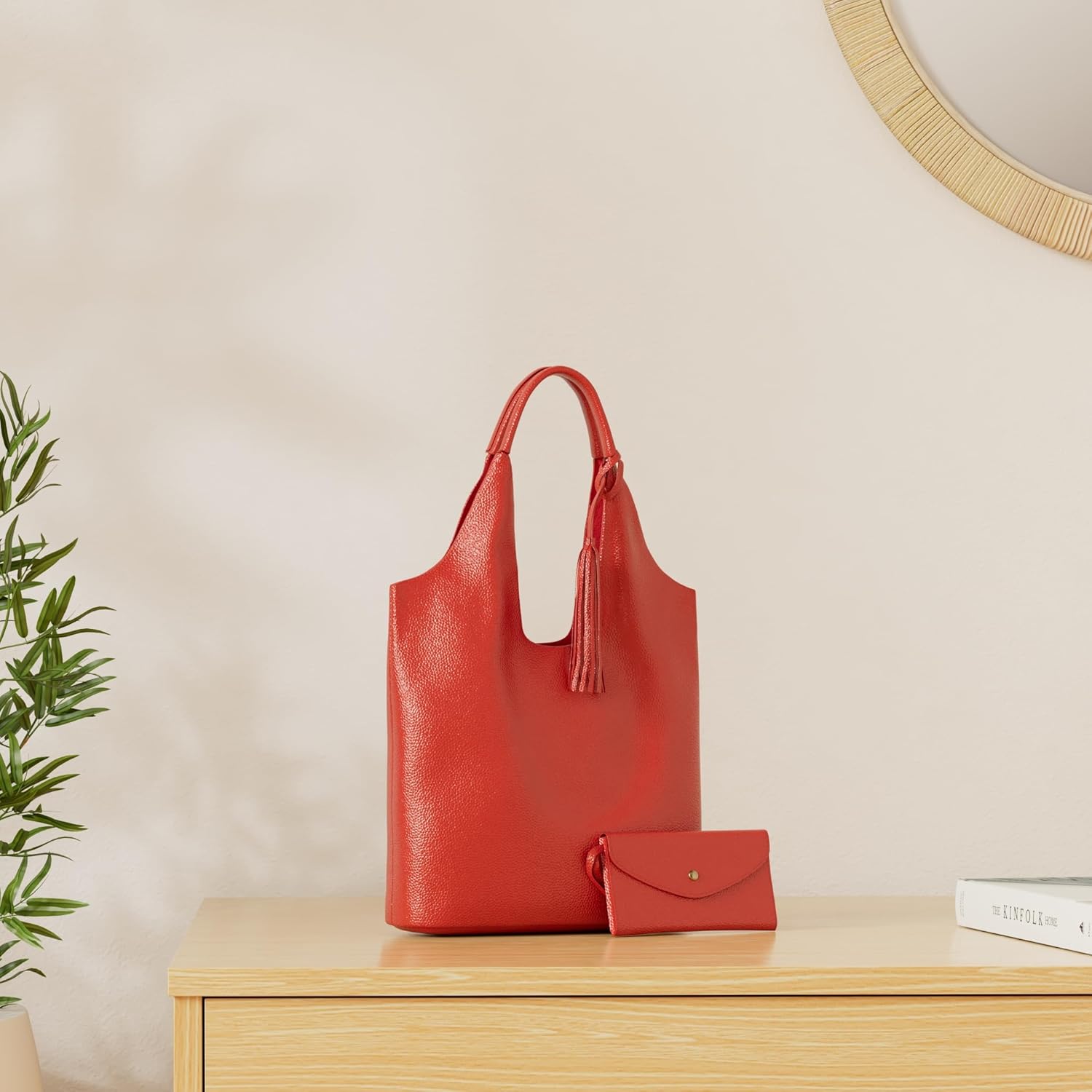 Montana West Slouchy Hobo Bags for Women Soft Designer Shoulder Purses Ladies Top Handle Handbag - Image 3