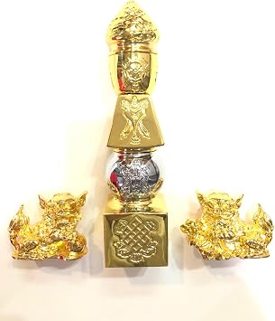 feng shui Feng Shui 2025 5 Element Pagoda with Fu Dogs
