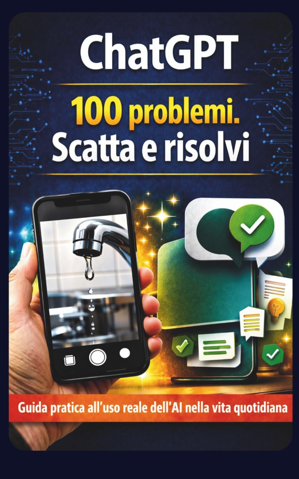 ChatGPT: 100 problemi. Scatta e risolvi: Guida pratica all’uso reale dell’intelligenza artificiale nella vita quotidiana: scatta una foto, fai una domanda e trova subito la soluzione
