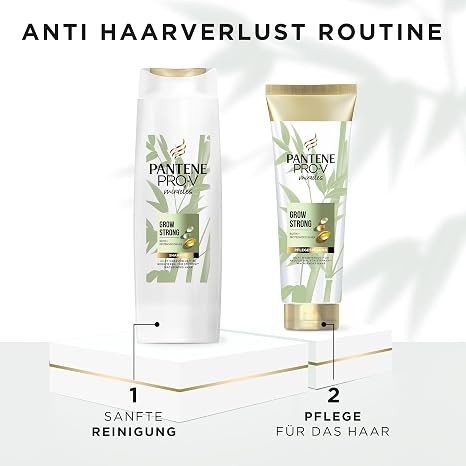Pantene Pro-V Grow Strong Conditioner with Biotin & Protein Enhancer 325 ml Miracles Conditioner Helps Reduce Hair Loss Due to Hair Breakage for Stronger Growing Hair For Dry Hair