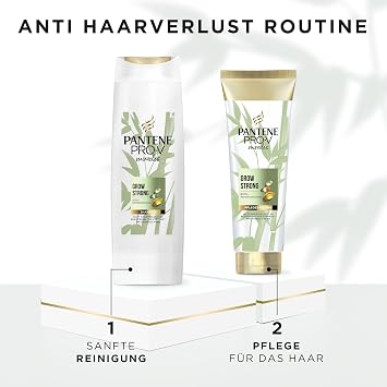 Pantene Pro-V Grow Strong Conditioner with Biotin & Protein Enhancer 325 ml Miracles Conditioner Helps Reduce Hair Loss Due to Hair Breakage for Stronger Growing Hair For Dry Hair