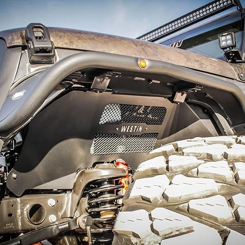 Miniatura 6 de Westin 62-11025 Guardabarros interiores delanteros para Wrangler JL 2018-2025 Gladiator 2020-2025