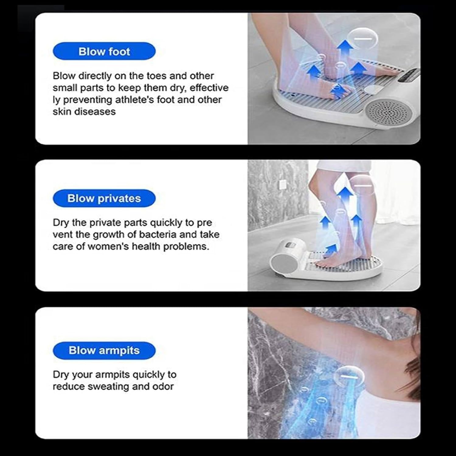 1500W Portable Body Dryer with Weight Scale - Fast Drying Blower, Hot/Cold Air Modes, Auto Sensor for Home & Gym Use, Ideal After Shower & Workout