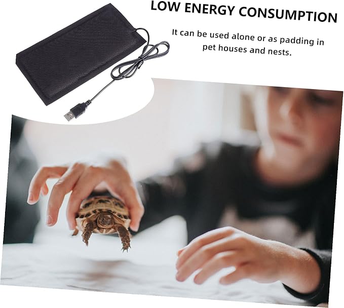 Alfombrilla térmica USB para reptiles flexible y portátil miniatura 5