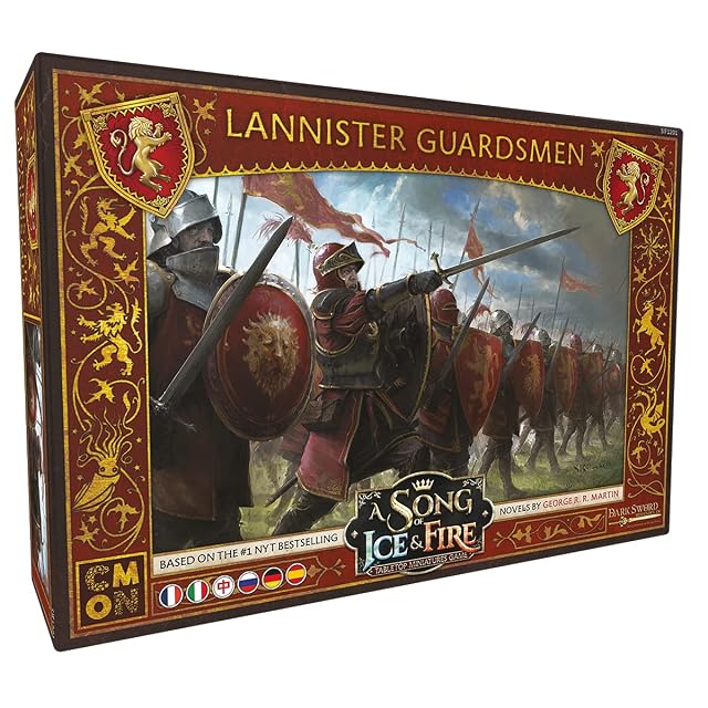 CMON-Wachen Lannister Capitán Una canción de Hielo y Fuego-Guardias de la ampliación Casa Lennister, Color