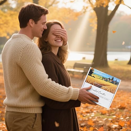 Miniatura 6 de Vela aromática de musgo ámbar, regalos del día de San Valentín para su novia esposa, aniversario romántico, regalos de cumpleaños para ella, velas