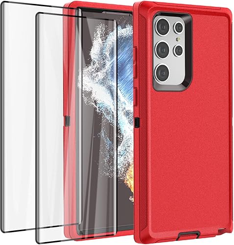 Miniatura 1 de AICase for Galaxy S22 Ultra Case with Screen Protector,Heavy Duty Drop Protection Full Body Rugged ShockproofDust Proof Military Protective Tough