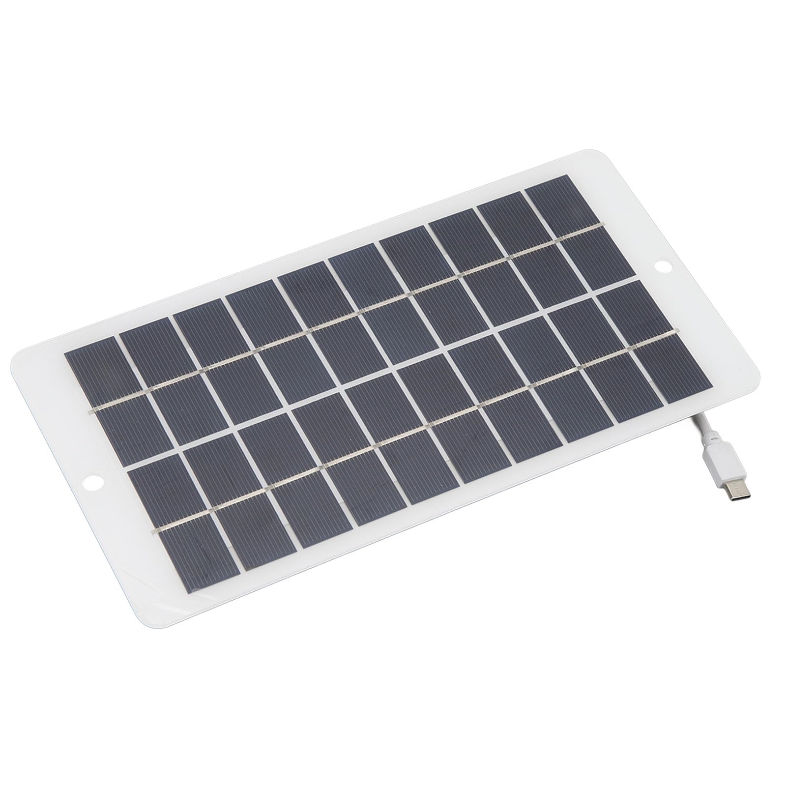 Portable Solar Panel, 10W 5V Solar Charge Panel IP65 Protection for Security Monitoring System
