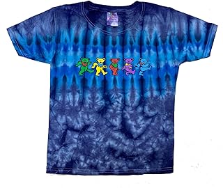 Grateful Dead Kids T-shirt - Dancing Bears Tie Dye Tee Shirt