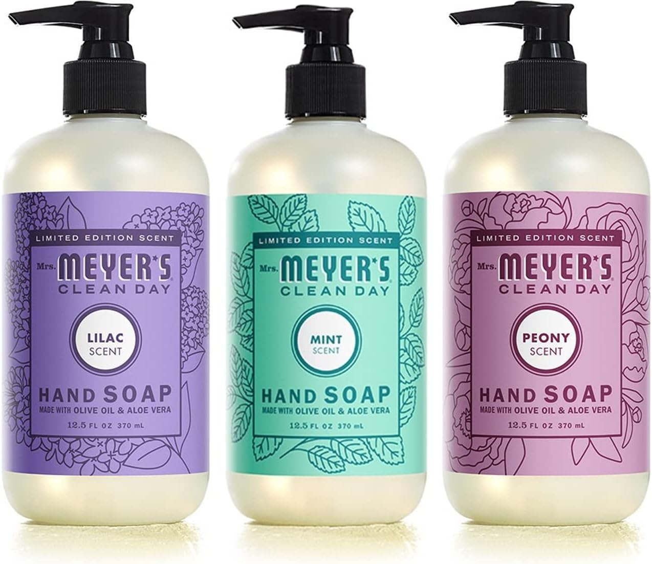 MRS. MEYER'S CLEAN DAY Liquid Hand Soap Variety Pack 12.5