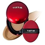 [*Mini Size*] TIRTIR Mask Fit Red Cushion Foundation | Full coverage, Weightless, Skin fit, Satin Glow Finish, Korean Makeup BB Foundation, beauty, Tattoo cover up, Buildable (35N Walnut, 0.15 Fl Oz)