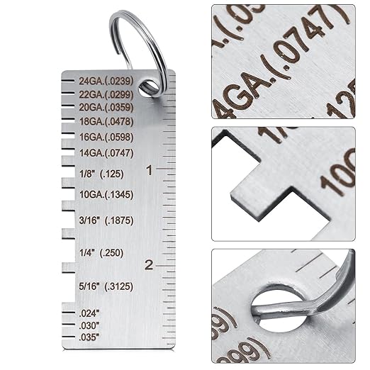 Calibrador de Grosor para Hojas de Acero Inoxidable miniatura 6