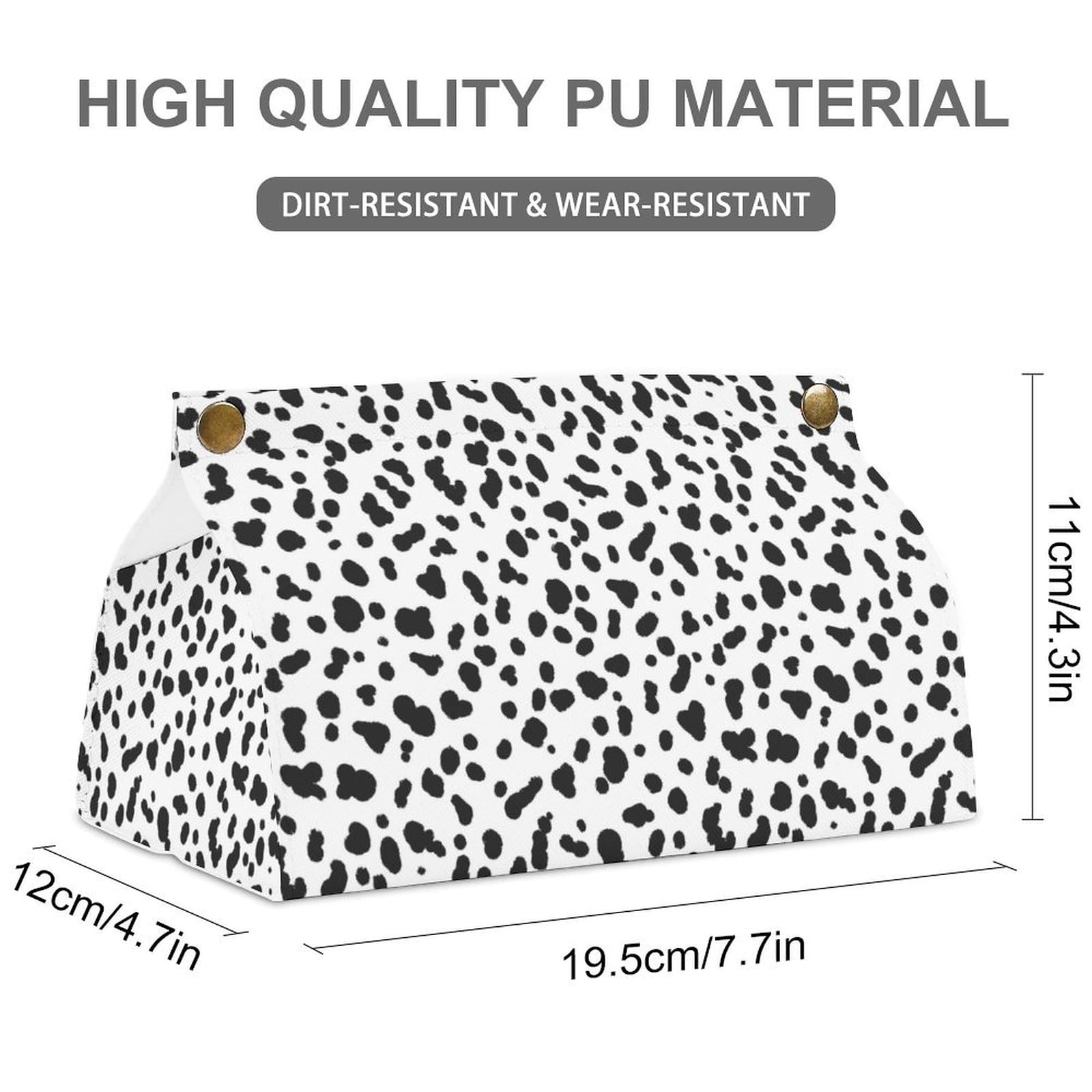 Amazon｜ティッシュケース ダルメシアン柄 ティッシュボックス PU