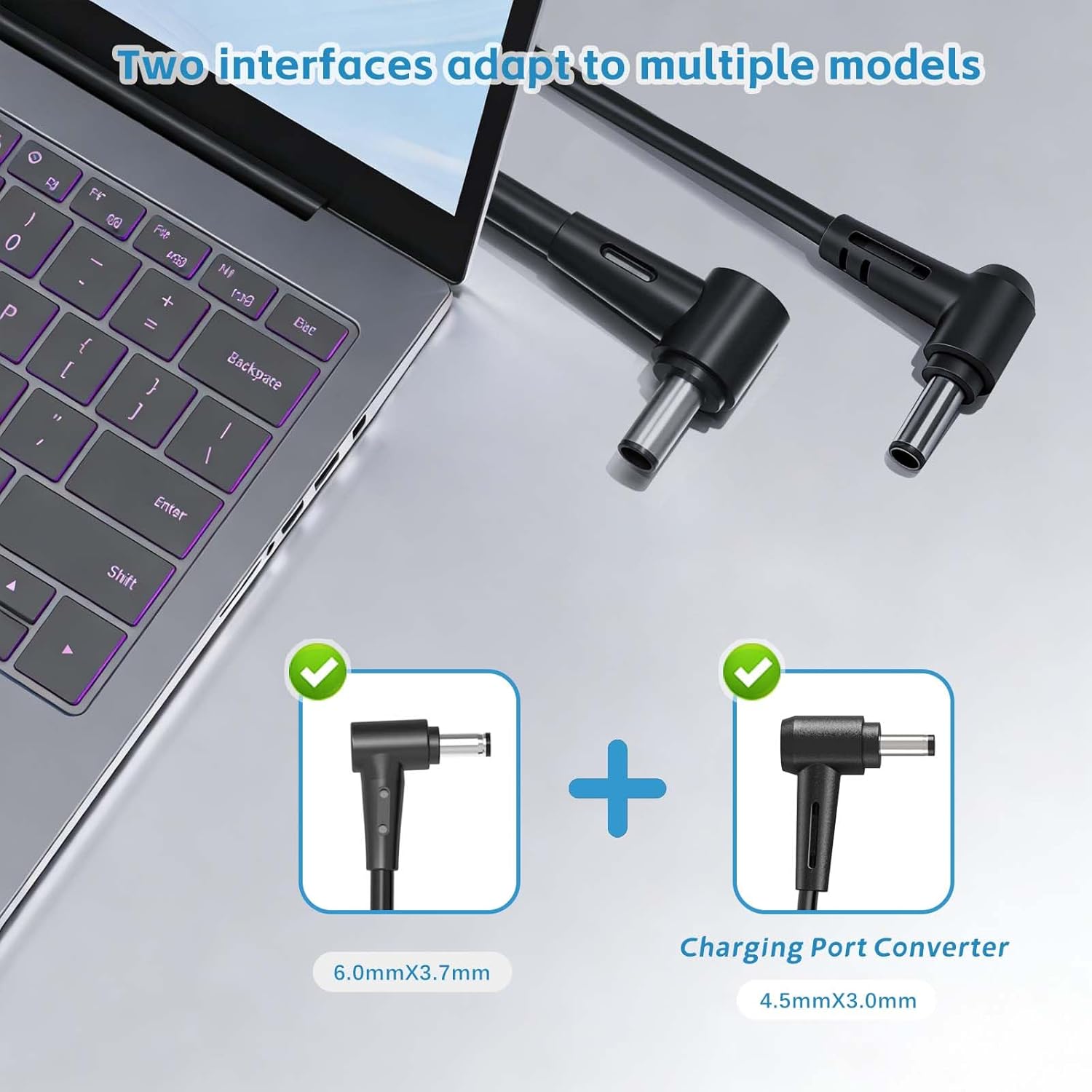 HHZ 240W Laptop Charger Compatible with Asus ROG Zephyrus G14 G15 M16 G16 S15 S17 Flow X16 Strix Scar 15 20V/12A Adapter TUF Gaming A15 A17 F15 F16 F17 AD240-00E ADP-240EB Power Cord Supply