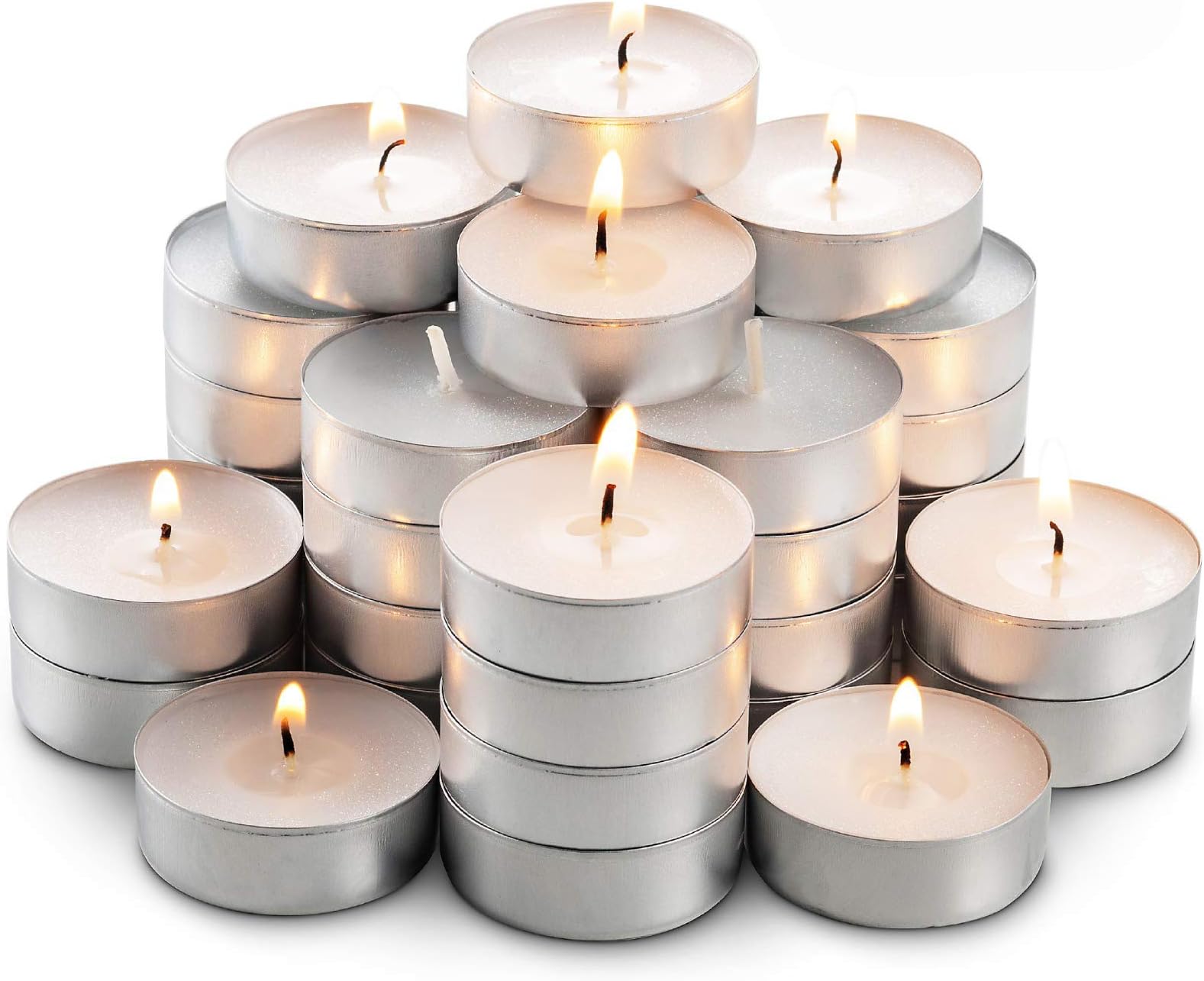 Abarli Votive Candles 12 Packs Small Undscented Bulk Soy Wax Votives for Weddings