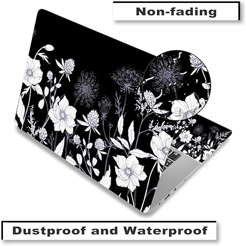 Miniatura 4 de ToLuLu Calcomanía para portátil de 12, 12.1, 13, 13, 14, 15, 15.4, 15.6 pulgadas, calcomanía de vinilo personalizable para portátil, diseño de