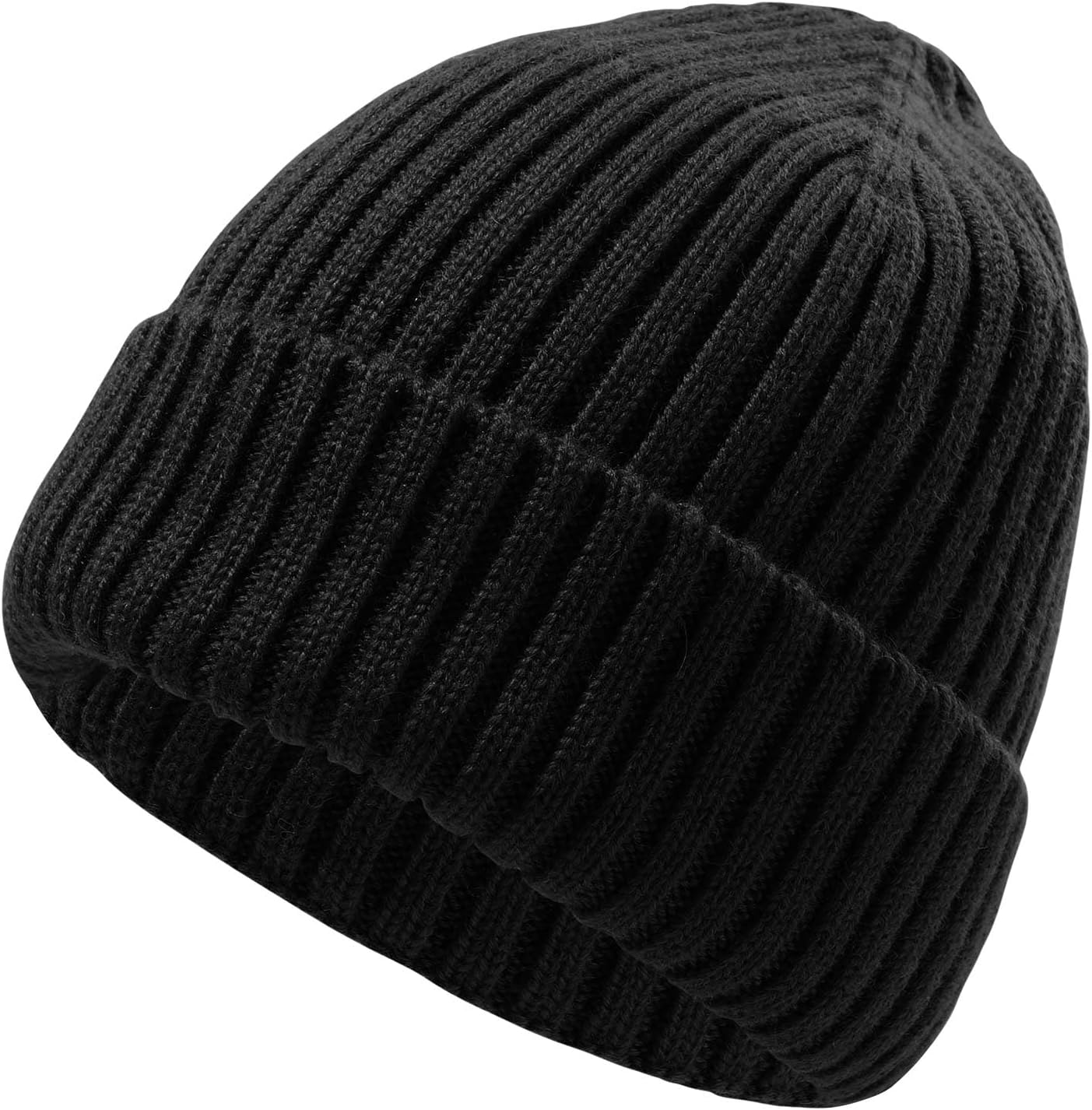 Kids Wool Beanie Hat Toddler Warm Winter Knit Caps Cuffed Beanies Skull Cap for 7-14 Years Old Boys