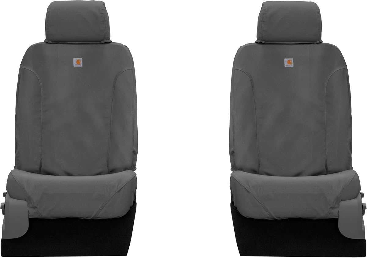 Covercraft Carhartt SeatSaver Custom Seat Covers | Fits 2017-2018 Ram 1500 & 2019-2024 1500 Classic, 2017-2018 Ram 2500/3500. 1st Row Bucket Seats.