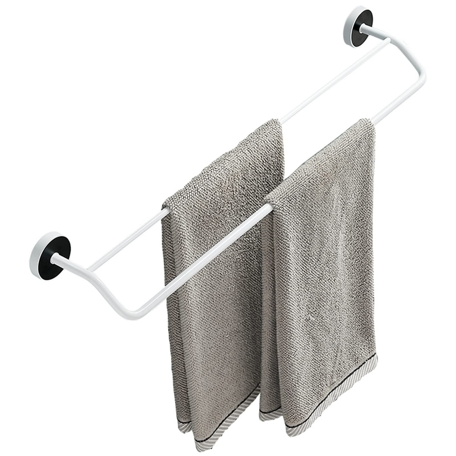 Rail de serviette murale blanche porte-serviette adhésif LWX