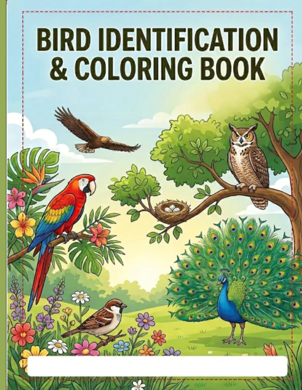 Bird Identification & Coloring Book for Kids: Learn, Identify & Color Beautiful Birds of the World | Fun Bird Facts, Matching Games, Quizzes & Activities for Ages 4–8