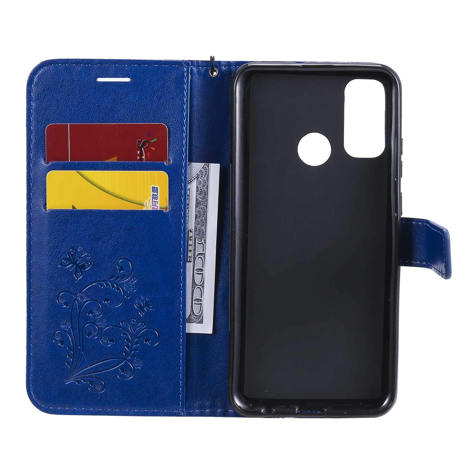 QIWEIQING Compatibili con Huawei P Smart 2019 Flip Cover Custodia, Libro Pelle PU con Funzione Supporto Chiusura Magnetica Portafoglio Libretto Bumper Case per Honor 20 Lite Brown HX