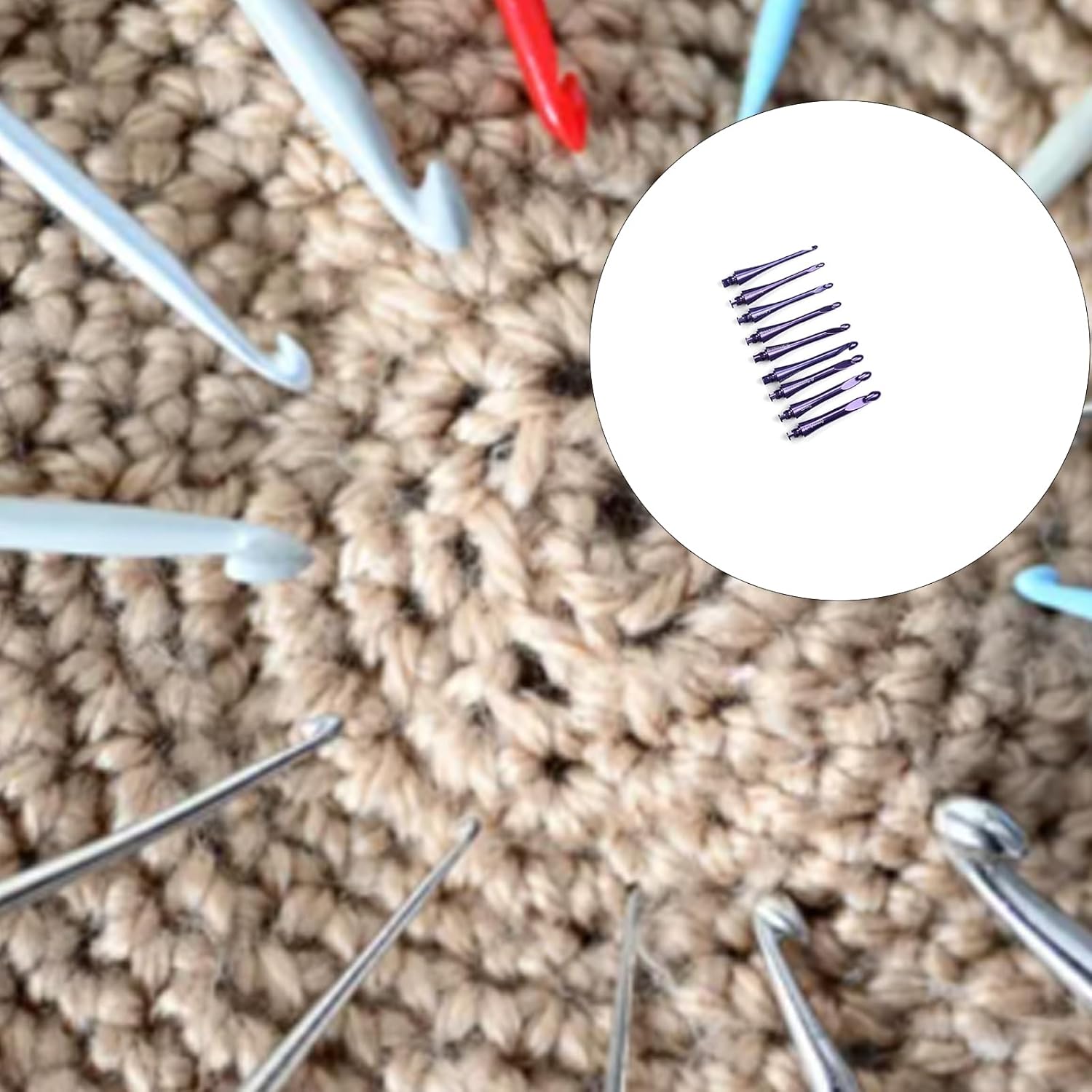 プレミアムアルミニウムかぎ針編み針エレガントなハンドルとあらゆるスキルレベル向けの引っかかりのないデザインプロの編み物アルミニウム  はじめてでも「かわいい」がつくれる！ かぎ針編みの、あみこもの」もちだあかり [生活・実用書] - KADOKAWA プレミアムアルミニウムかぎ針編み針エレガントなハンドルとあらゆるスキルレベル向けの引っかかりのないデザインファッション編み物