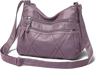 Gladdon Small Crossbody Bags for Women Leather Shoulder Purses Vegan Womens Cross body Bag Lightweight