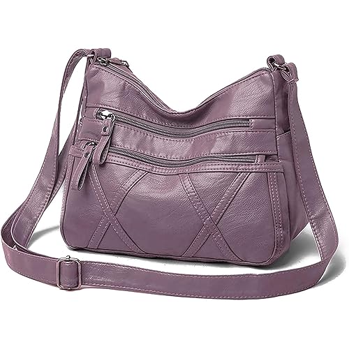 Gladdon Small Crossbody Bags for Women Leather Shoulder Purses Vegan Womens Cross body Bag Lightweight
