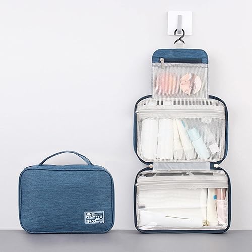 Miniatura 2 de Estuche de transporte de maquillaje para adolescentes, bolsa de aseo de viaje, bolsa de cosméticos de maquillaje, bolsa grande para colgar artículos