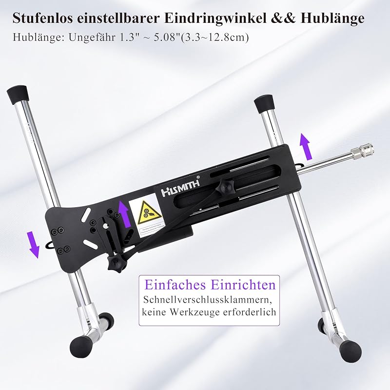 HISMITH Premium szexgép vezetékes dildo-val felnőtt intim géphez