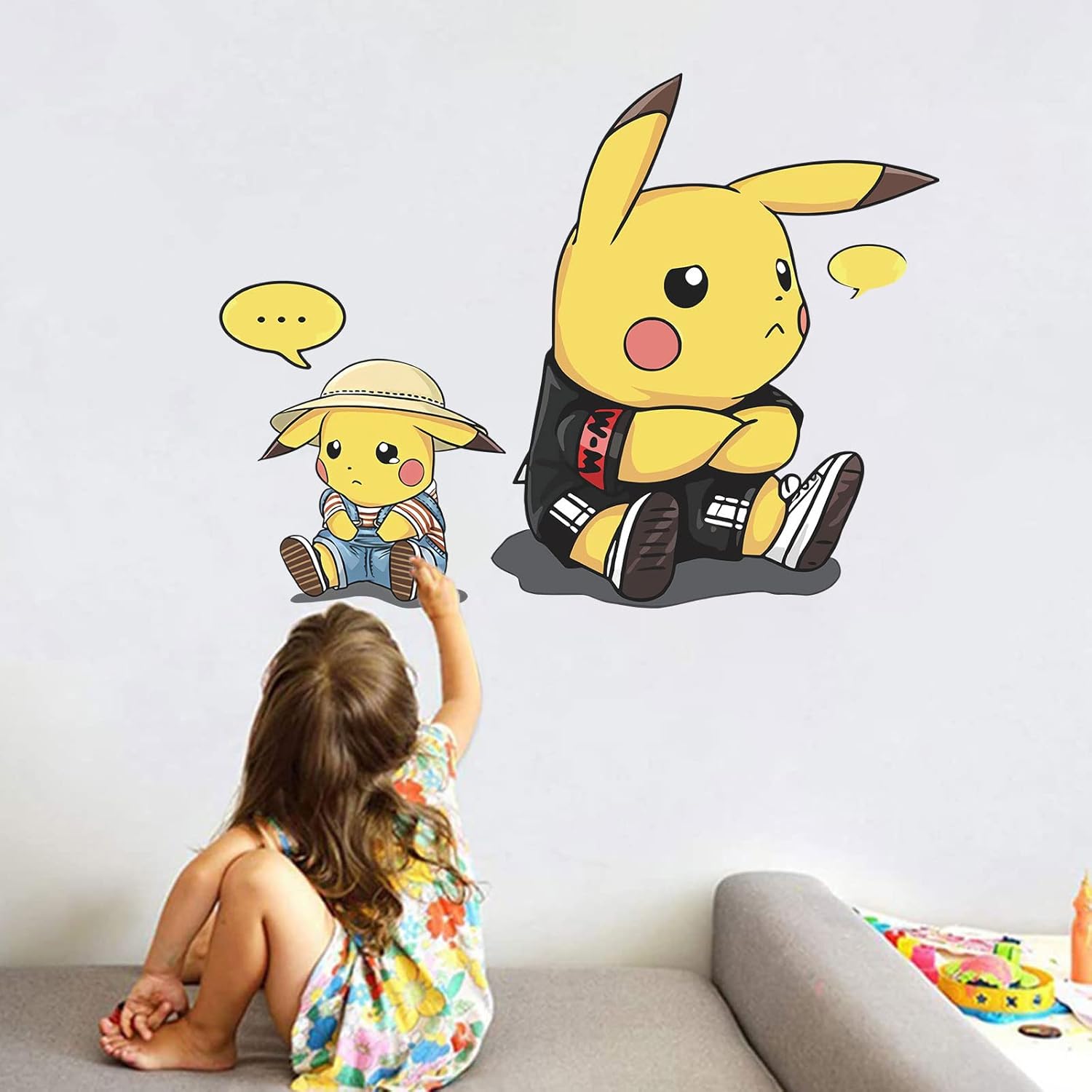 Adhesivo De Pared De Vinilo Divertido Con Diseño De Gato