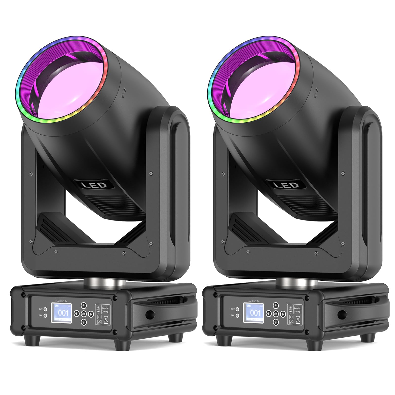 Amazon.com: 2PCS 200W LED Moving Head Light with 31x0.2W