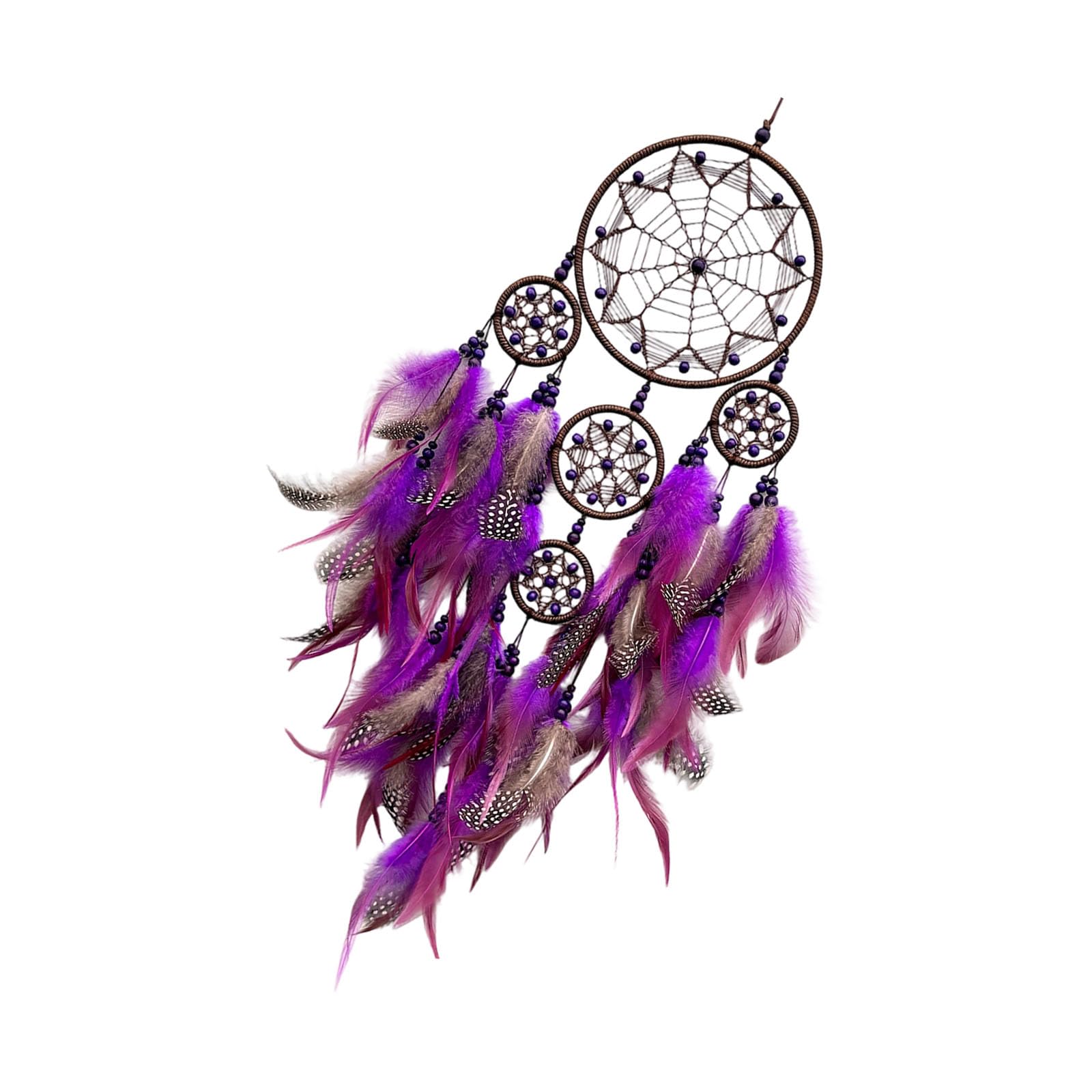 Nucelit Unique Handcrafted Dream Catcher Wall Art with Iron Rings and Soft Feathered Tassels for Weddings Party Decoration Birthday Party Decors