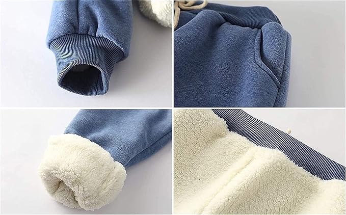 Dames Fleece Joggingbroek - Warme Dikke Winter Trainingsbroek Met Zakken