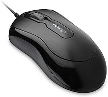 Kensington Wired USB 3.0 Mouse - Mouse-in-a-Box Wired Optical USB Desktop Mouse, Ambidextrous Design with Scroll Wheel...