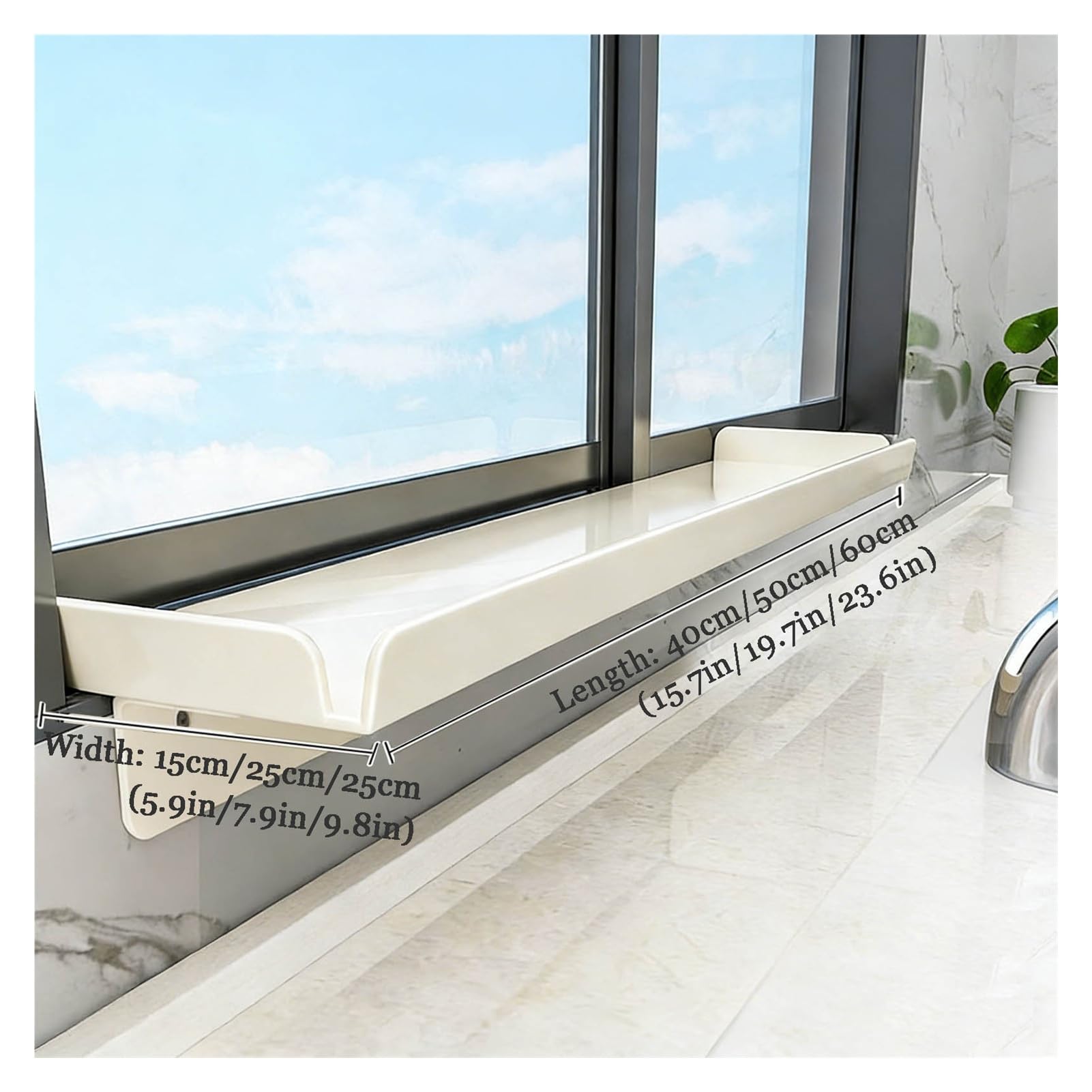 Fensterbank Verlängerungsplatte Bohrfreie Fensterbank Verlängerung
