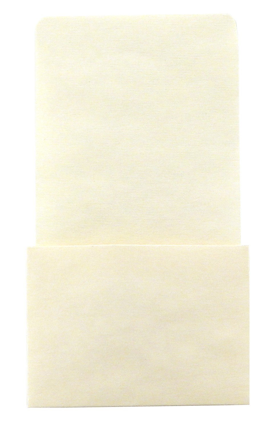 Hygloss Products Manila Library Pockets – Self Adhesive Plain Small Envelopes Inches, 500 Pack (15752), Paper, High Back 6.25 x 3.5