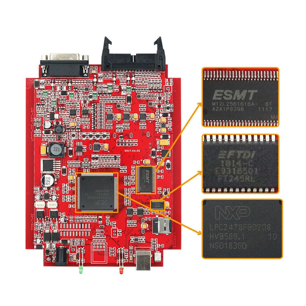 KTAG V7.020 V2.25 Red PCB European Edition ECU Programator