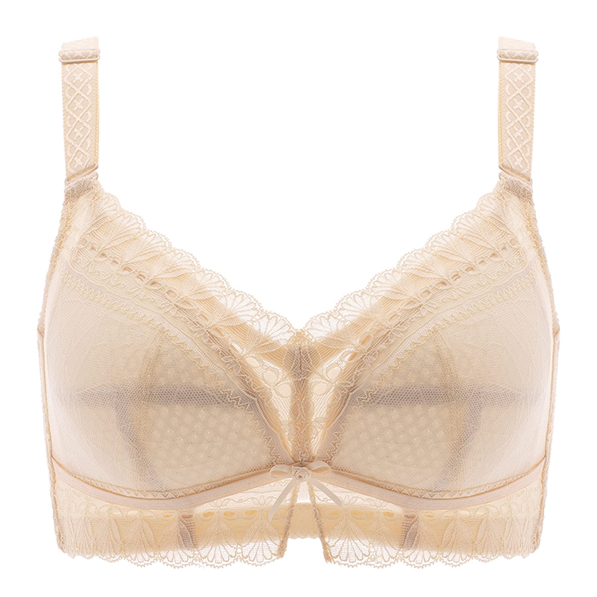 Soutien-gorge grande taille en dentelle raffinée confort premium bonnet F
